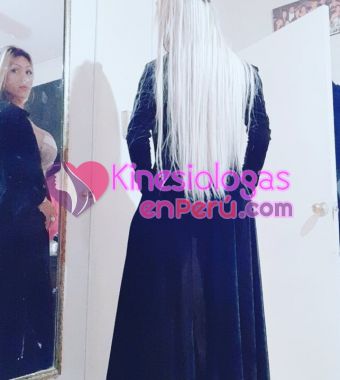 Salome rubia dotada primera vez en Lima lince